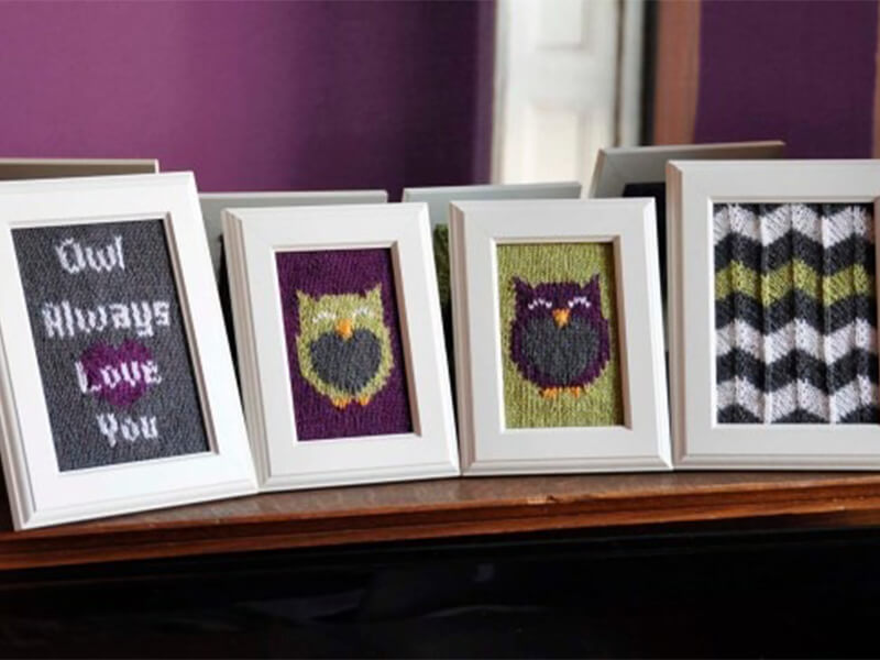 Gebreide muurschilderingen