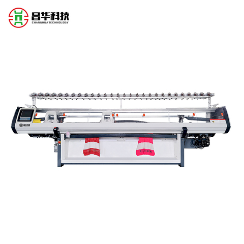 100 Zoll 2+2 Systemdecke Computergesteuerte Flachstrickmaschine